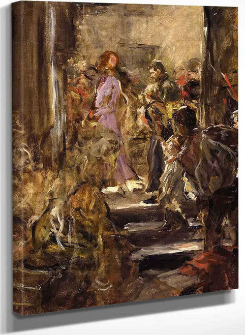 Altar In Zwickau (Study) By Fritz Von Uhde