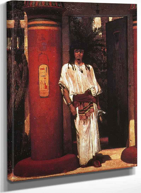 An Egyptian At His Doorway In Memphis By Sir Lawrence Alma Tadema