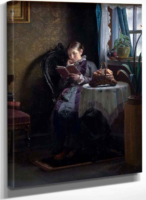 Anna Ancher Reading By Michael Peter Ancher