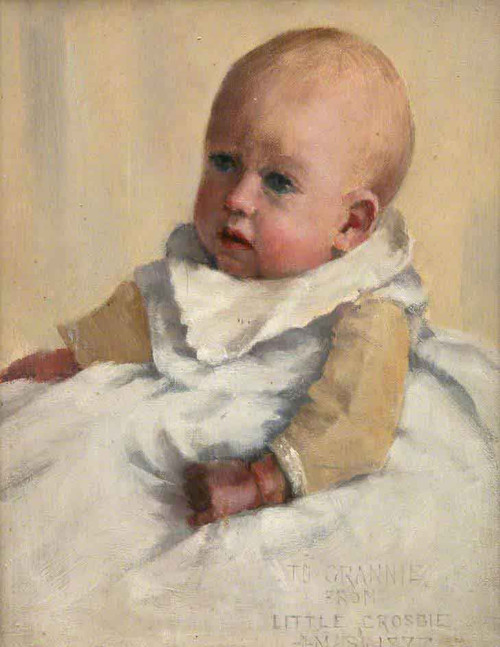 Crosbie Garstin As A Baby By Norman Garstin
