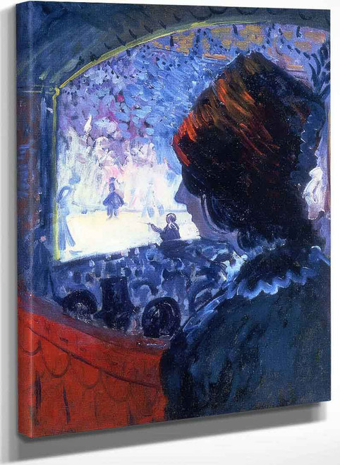 At The Theater By James Dickson Innes