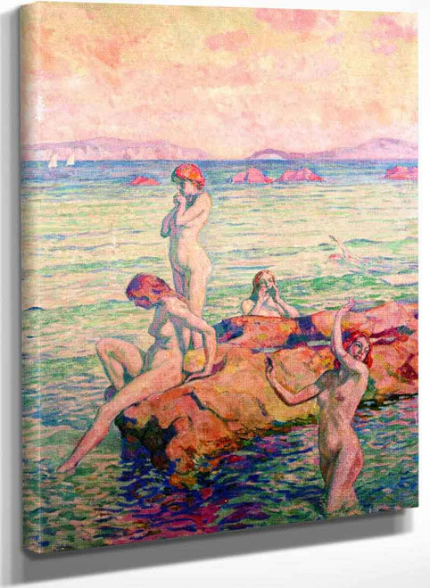 Bathers (Also Known As Bathing Women) By Theo Van Rysselberghe