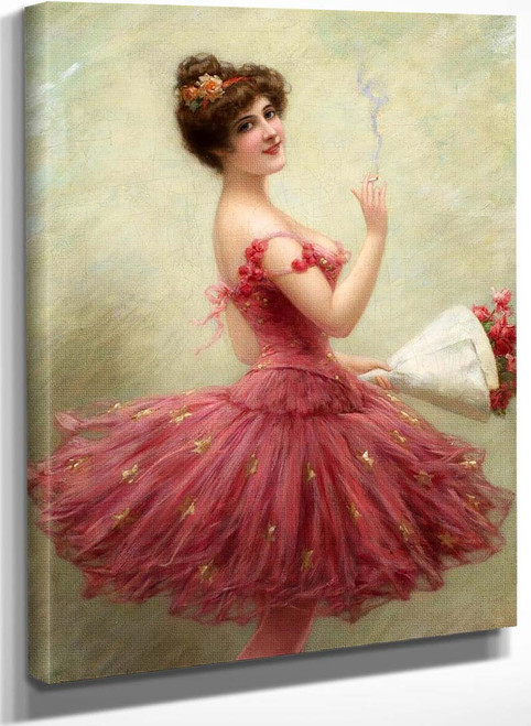 Beauty In Pink (Also Known As Coquette) By Emile Eisman Semenowsky