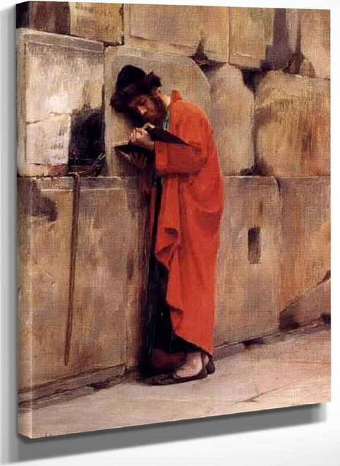 Before The Wall Of Solomon In Jerusalem (Also Known As Devant Le Mur De Salomon A Jerusalem) By Theodoros Ralli