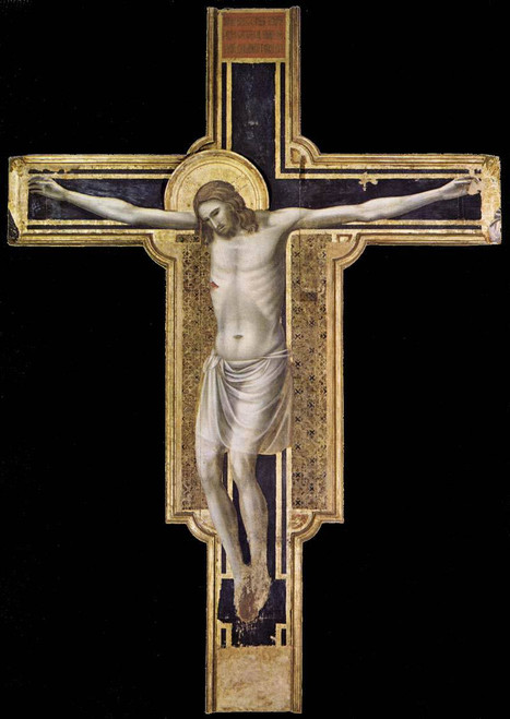 Crucifix By Giotto Di Bondone By Giotto Di Bondone