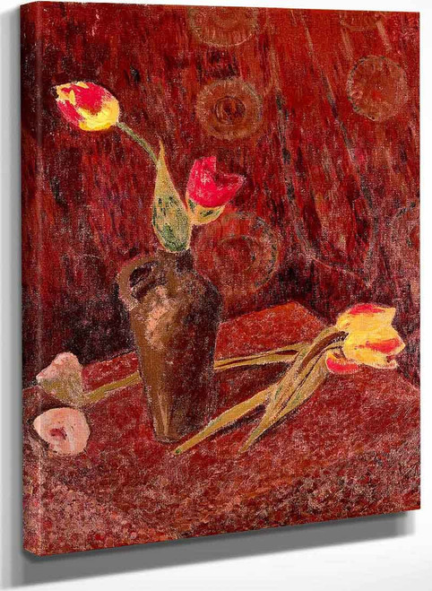 Bouquet Of Tulips (Also Known As Synchrony In Red) By Paul Serusier