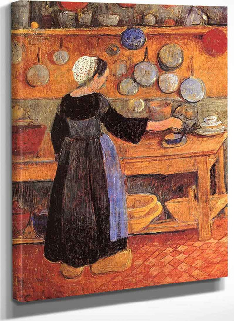 Breton Woman In The Kitchen By Paul Serusier