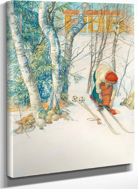 Champion (Also Known As Girl On Skis) By Carl Larssonv