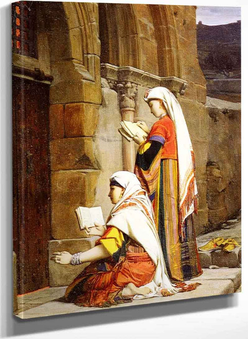 Chretiennes Au Tombeau De La Vierge Jerusalem By Jean Jules Antoine Lecomte Du Nouy