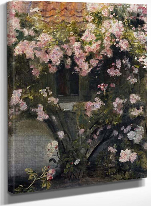 Climbing Roses By Michael Peter Ancher