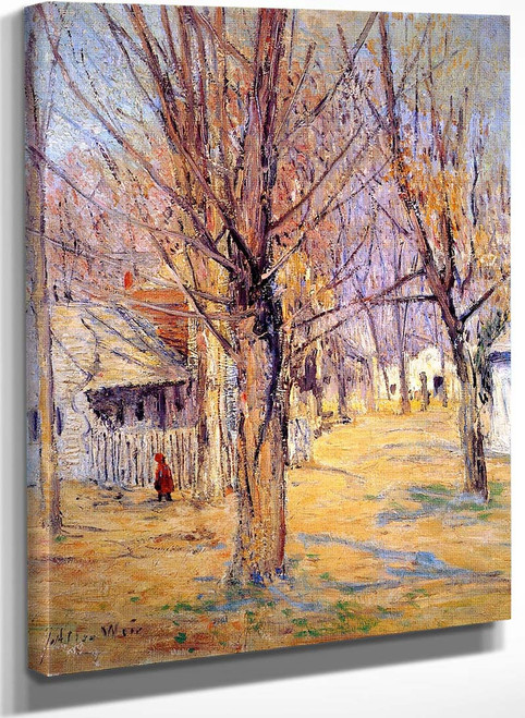 Connecticut Village (Also Known As Going To School) By Julian Alden Weir