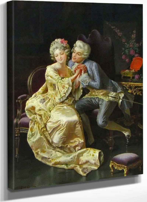 Courting Couple By Pio Ricci