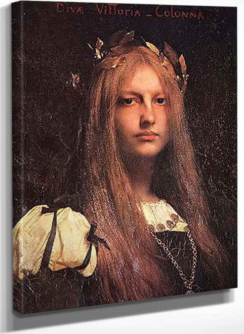Diva Vittoria Colonna By Jules Joseph Lefebvre