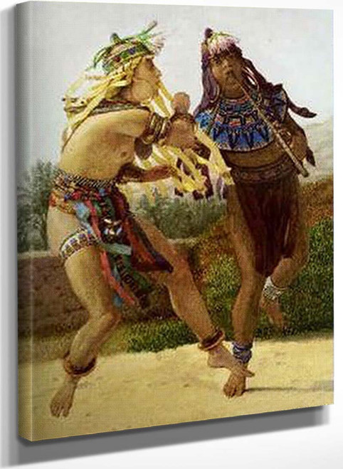 Egyptian Dancing Girls By Sir Lawrence Alma Tadema