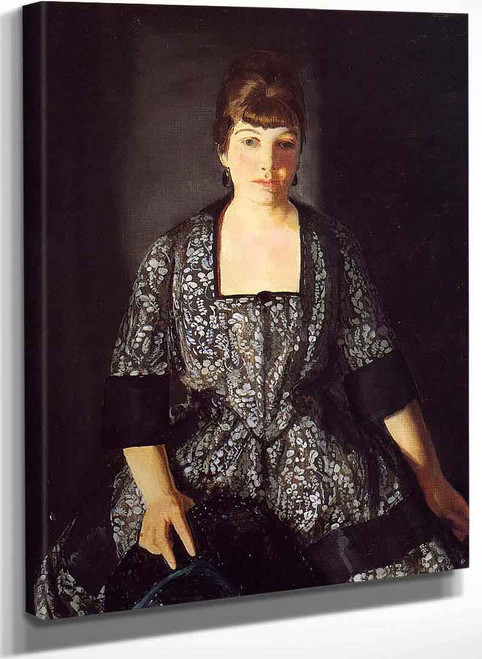 Emma In The Black Print By George Wesley Bellows