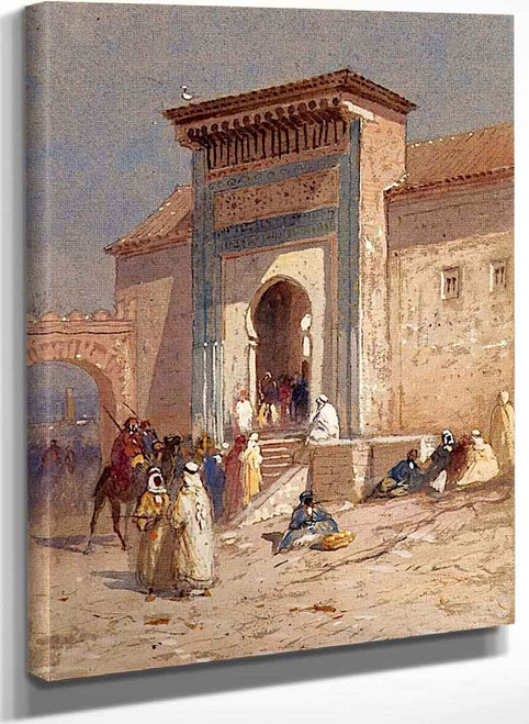 Entranceway To Sion Halomi By Samuel Colman