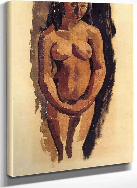 Female Nude (Study0 By Roger De La Fresnaye