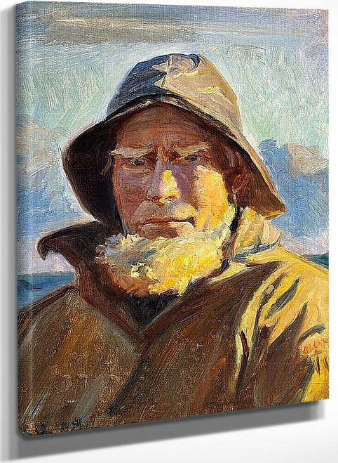 Fisherman Lars Kruse From Skagen By Michael Peter Ancher