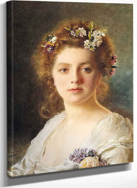 Flora By Gustave Jean Jacquet