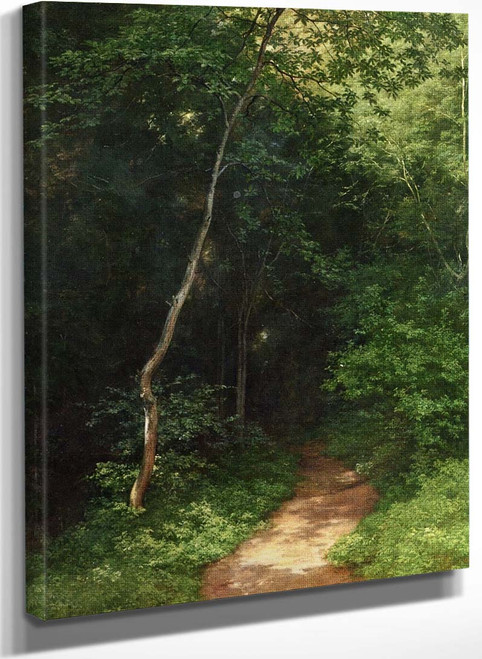Forest Track By Robert Zünd Forest Track By Robert Zünd