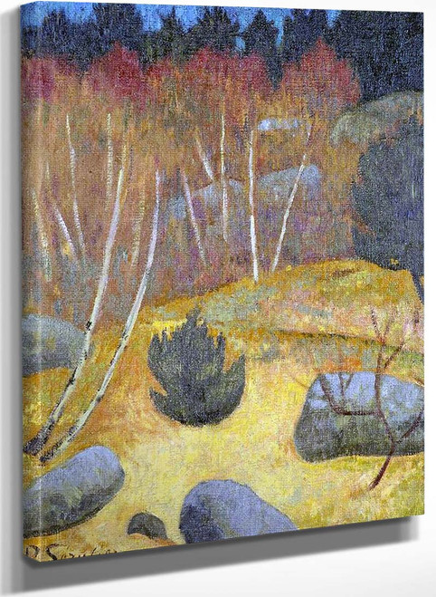 Forêt En Automne By Paul Serusier Forêt En Automne By Paul Serusier