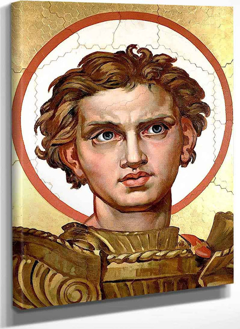 Head Of Saint George (Study For A Mosaic) By Sir Edward John Poynter