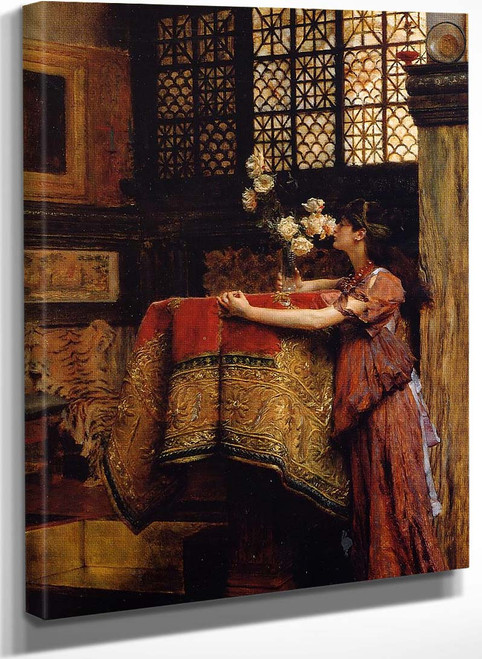 In The Corner Of My Studio (Also Known As In My Studio) By Sir Lawrence Alma Tadema