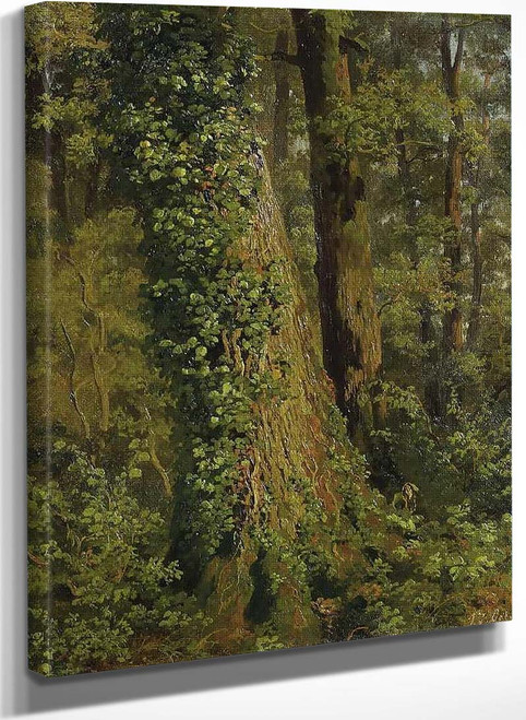 In The Oak Forest By Robert Zünd