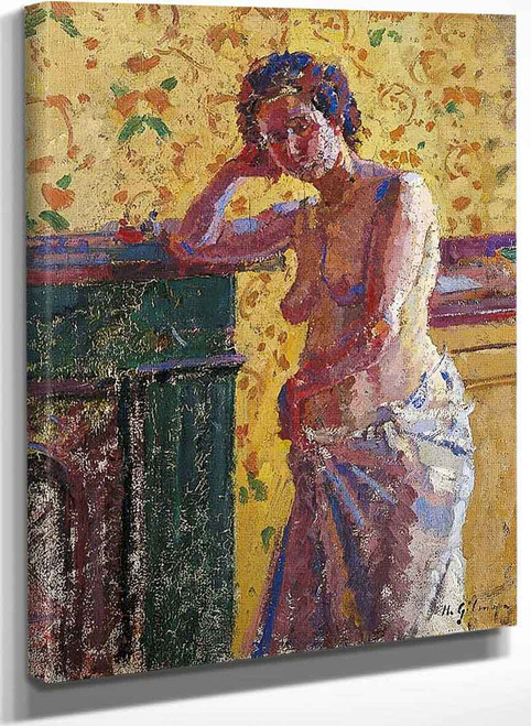 Interior With Nude By Harold Gilman