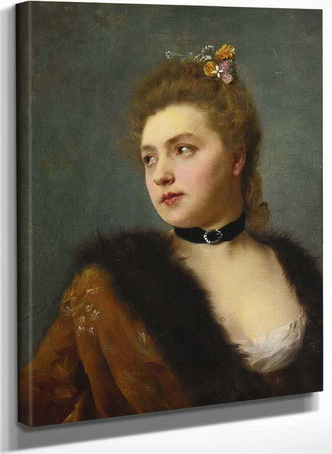 La Parisienne By Gustave Jean Jacquet