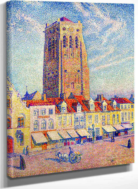 La Tour De Furnes By Theo Van Rysselberghe