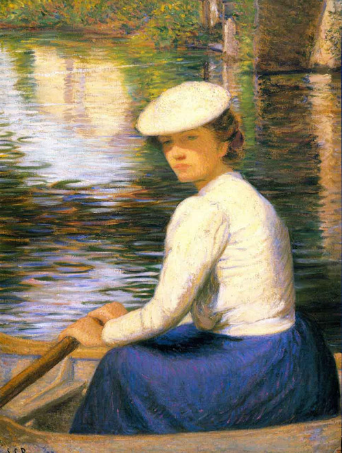 Dans Un Bateau  By Lilla Cabot Perry