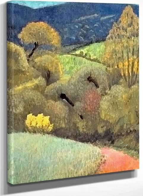 Le Chemin Rose (Also Known As Les Bles Verts) By Paul Serusier