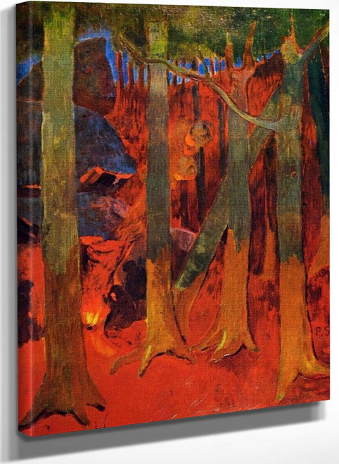 Le Feu Dans La Forêt By Paul Serusier