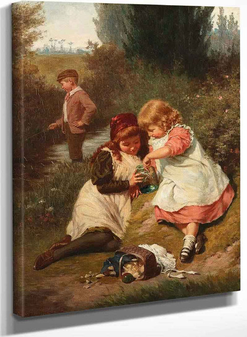 Little Fishes By Edwin Thomas Roberts