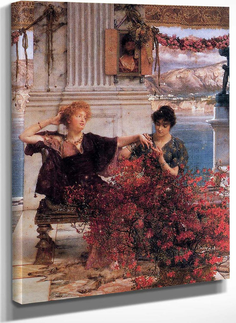 Loves Jewelled Fetter (Also Known As The Betrothal Ring) By Sir Lawrence Alma Tadema