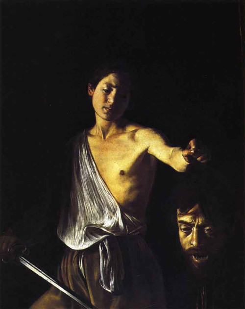 David With The Head Of Goliath 1 By Caravaggio By Caravaggio