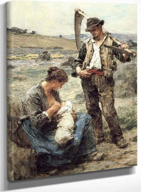 Motherhood (Also Known As The Happy Family) By Leon Augustin Lhermitte