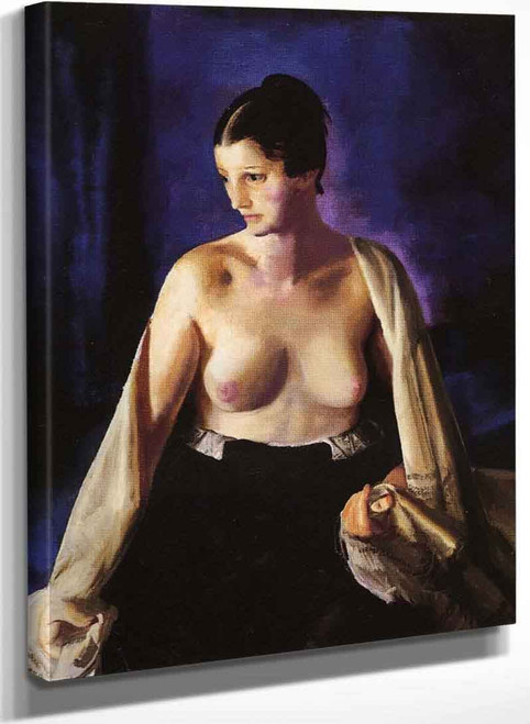 Nude With White Shawl By George Wesley Bellows