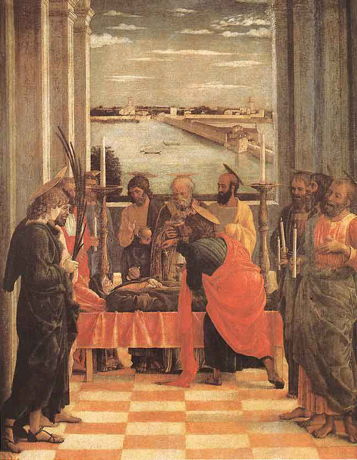 Death Of The Virgin By Andrea Mantegna Death Of The Virgin By Andrea Mantegna