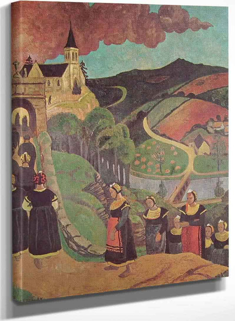 Pelerinage A Notre Dame De Portes By Paul Serusier Pelerinage A Notre Dame De Portes By Paul Serusier