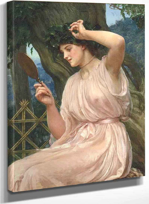 Phyllis Est Hederae Vis Multa Qua Crines Religata Fulges’. By Sir Edward John Poynter