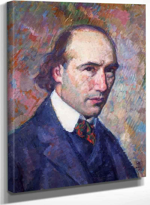 Portrait Of Andre Gide By Theo Van Rysselberghe