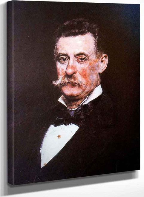 Portrait Of Don Jos Mar A Mellado By Ignacio Pinazo Camarlench