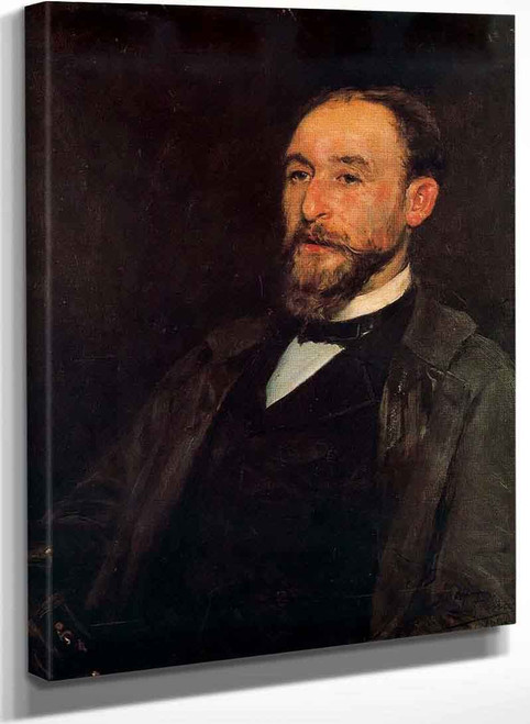 Portrait Of Dr. Marzal By Ignacio Pinazo Camarlench