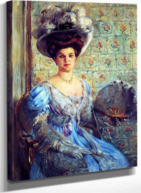 Portrait Of Eleonore Von Wilke Countess Finkh By Lovis Corinth