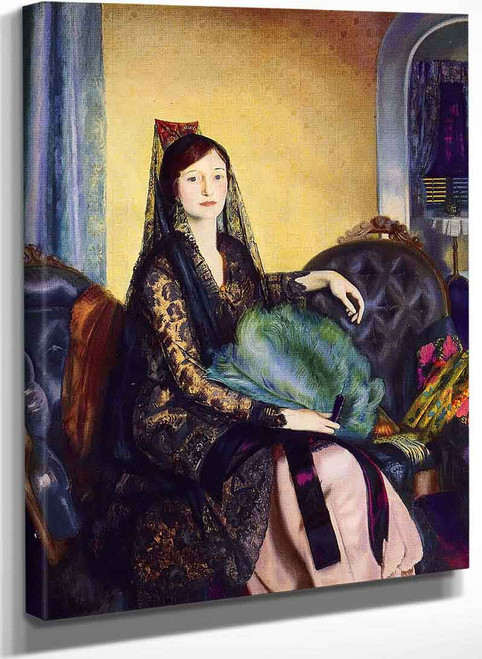 Portrait Of Elizabeth Alexander By George Wesley Bellows