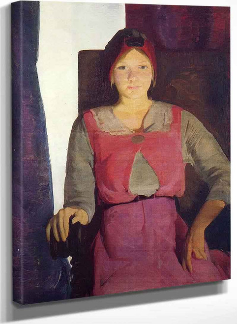 Portrait Of Geraldine Lee 1 By George Wesley Bellows