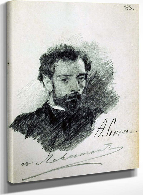 Portrait Of Isaak Levitan By Alexei Stepanov