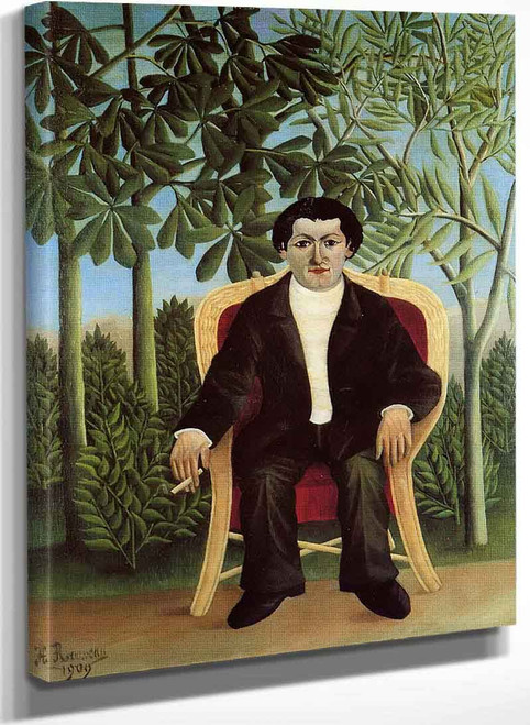 Portrait Of Joseph Brummer By Henri Rousseau